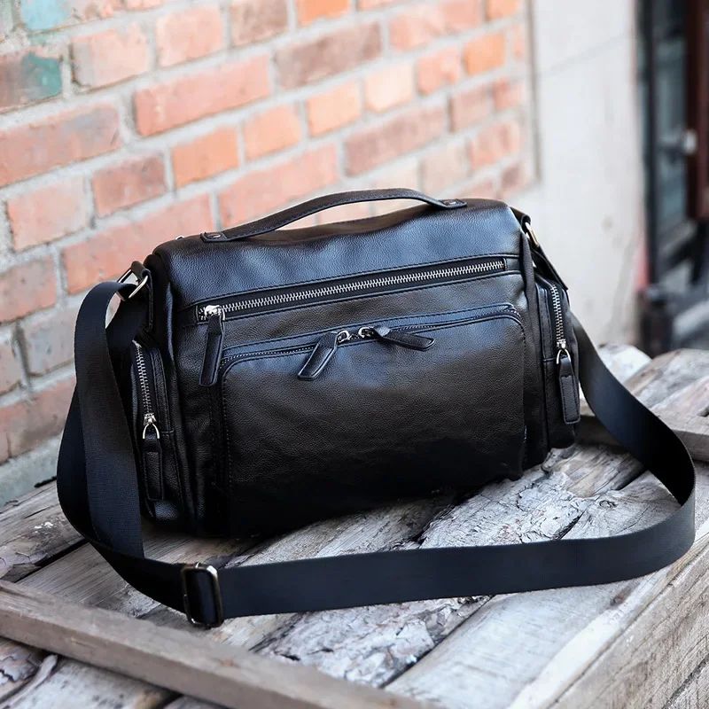 Luxury Bags That Fit Laptop - Luxusmarke Herren Umhängetasche Zufällige Retro Leder