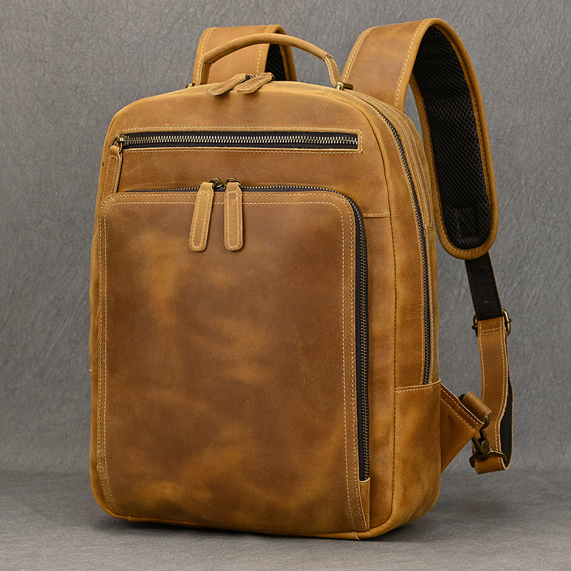 Luxury Bags That Fit Laptop - Mode Leder Rucksack Für Männer Männlichen