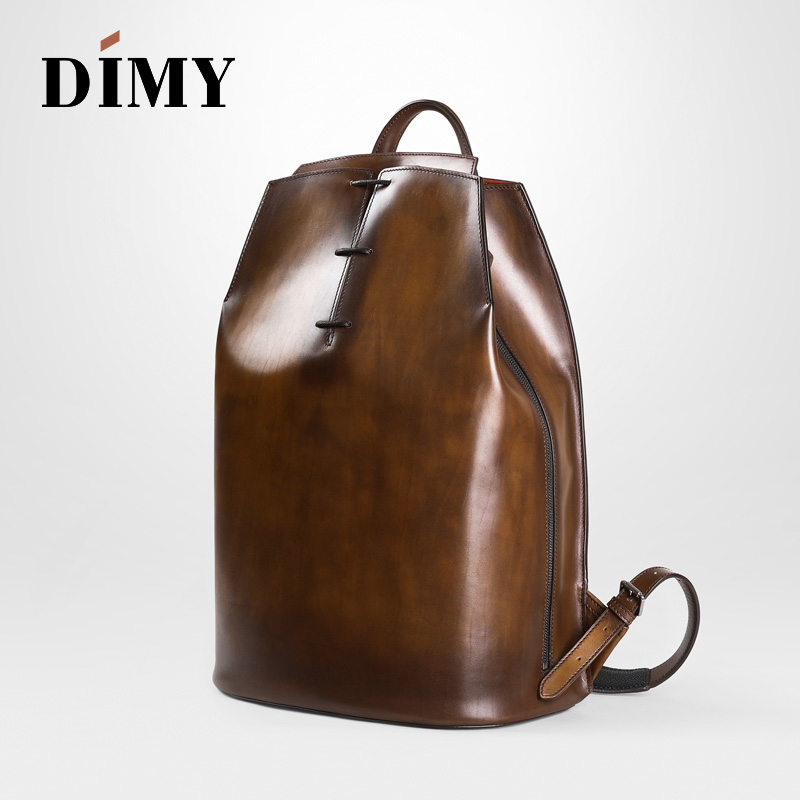 Genuine Leather Backpack - DIMY 2025 neue Herren-Rucksacktasche aus echtem
