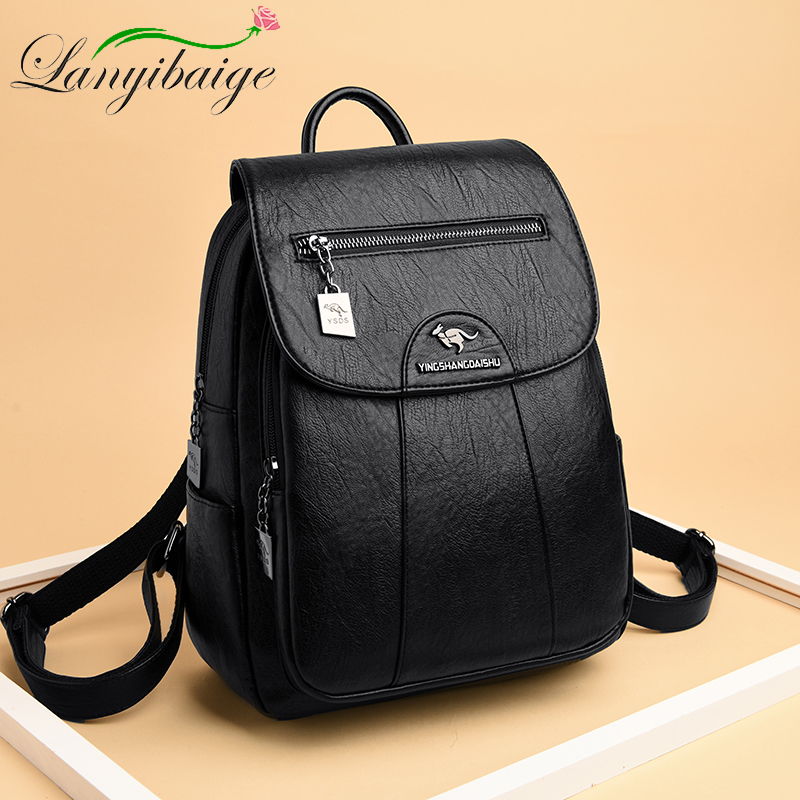 Genuine Leather Backpack - 6 Farben Damen rucksack neue hochwertige