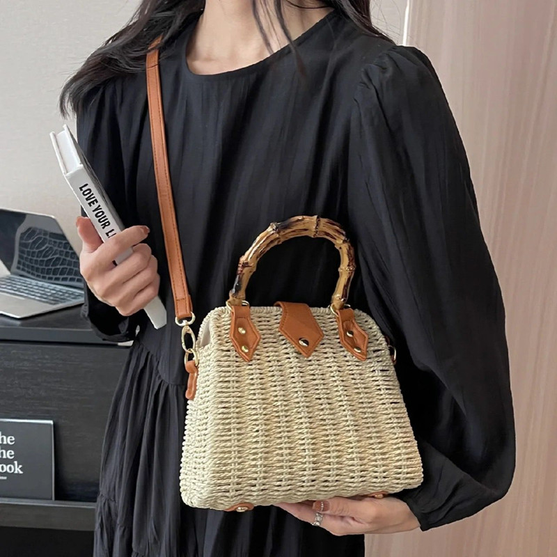 Luxury Bags Trend 2025 - 2025, luxuriöse Designer-Handtaschen aus handgewebtem Rattan