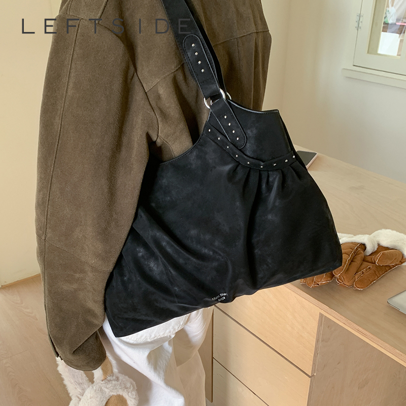 Luxury Bags Trend 2025 - LEFTSIDE Frauen Retro Einfarbig Pu Leder