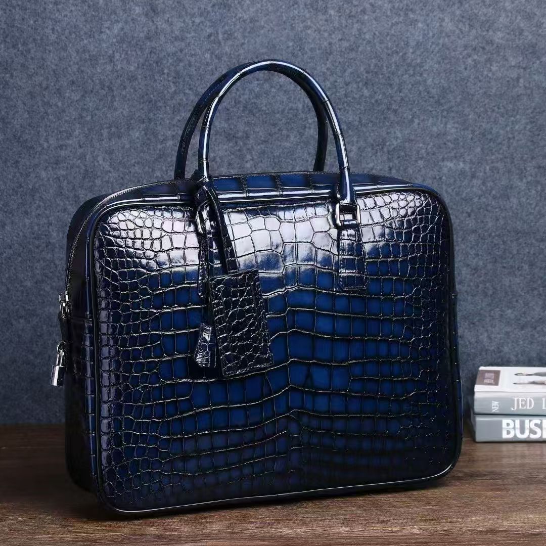 Luxury Bags That Fit Laptop - 2025 neue Luxus Alligator Muster Echtes