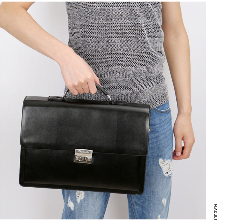 Luxury Bags That Fit Laptop - Luxuriöser Kombinationsschloss-Aktenkoffer für Herren Business PU-Leder