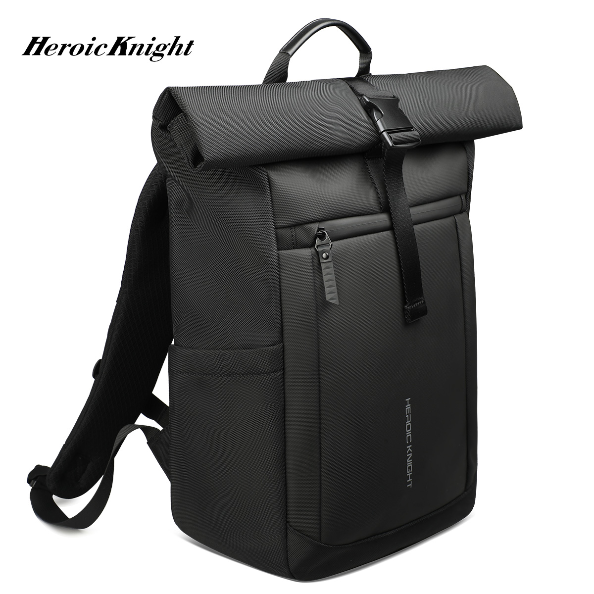 Luxury Bags That Fit Laptop - Heroic Knight Luxus-Rolltop-Rucksack für Herren, wasserdicht,