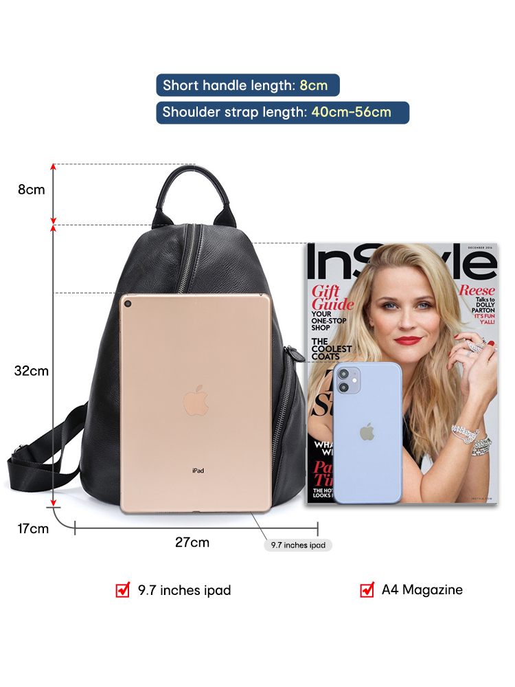 Zency Damen-Rucksack aus echte – Genuine Leather Backpack Bewertung und Preis