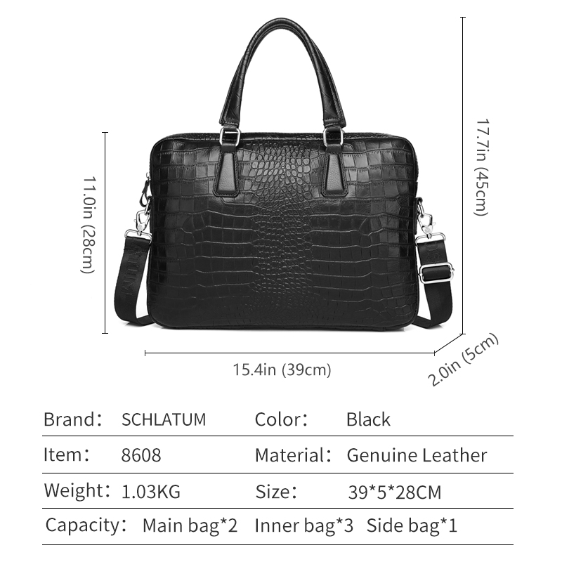 SCHLATUM Aktentaschen aus echt – Luxury Bags That Fit Laptop Bewertung und Preis