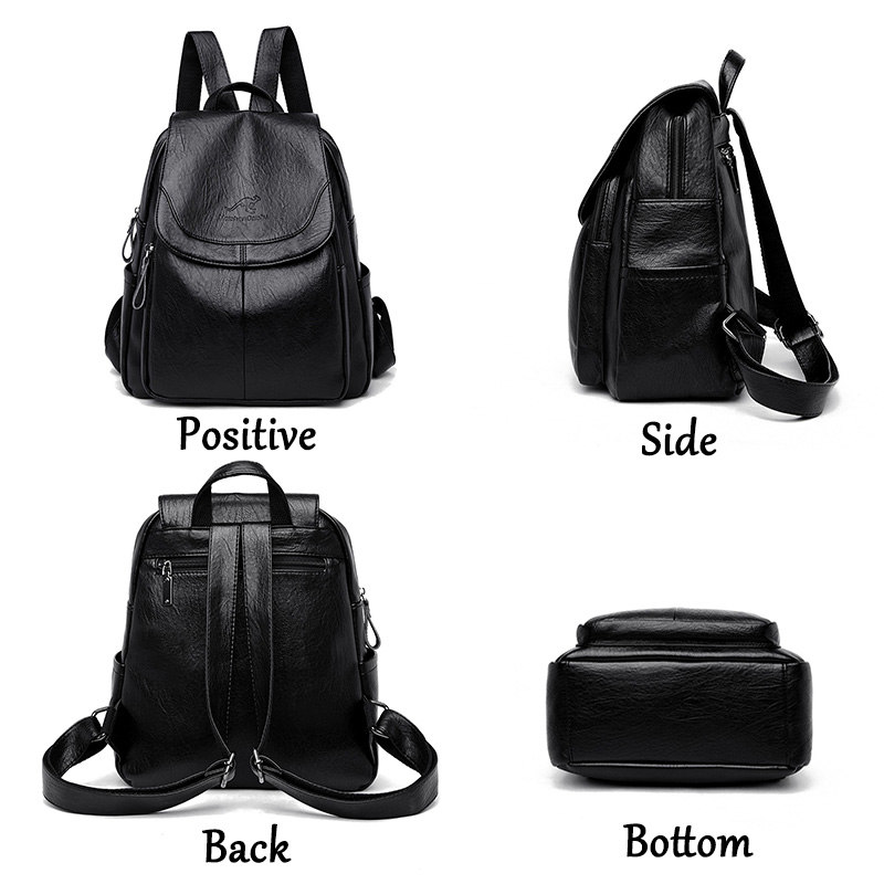 9-farbige Damen-Rucksäcke aus  – Genuine Leather Backpack Bewertung und Preis