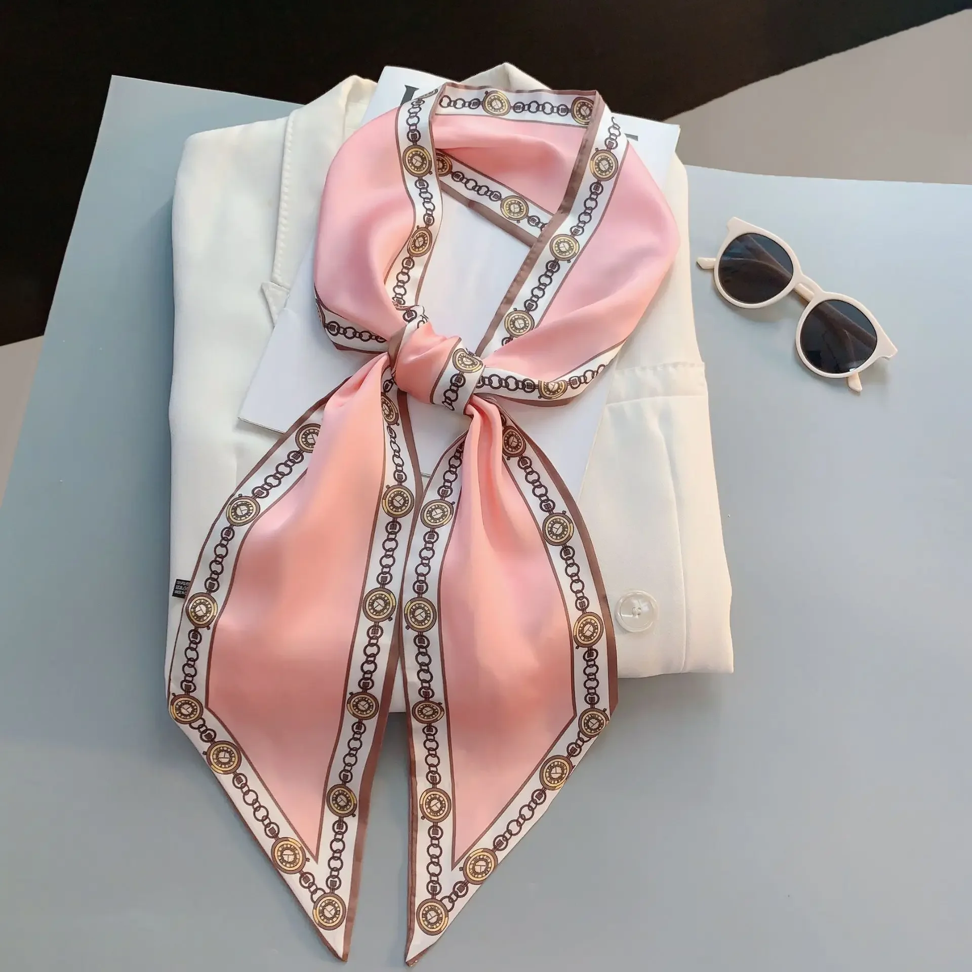 Design-Print Schmaler Schal Ka – Luxury Bags For Women Brands Bewertung und Preis