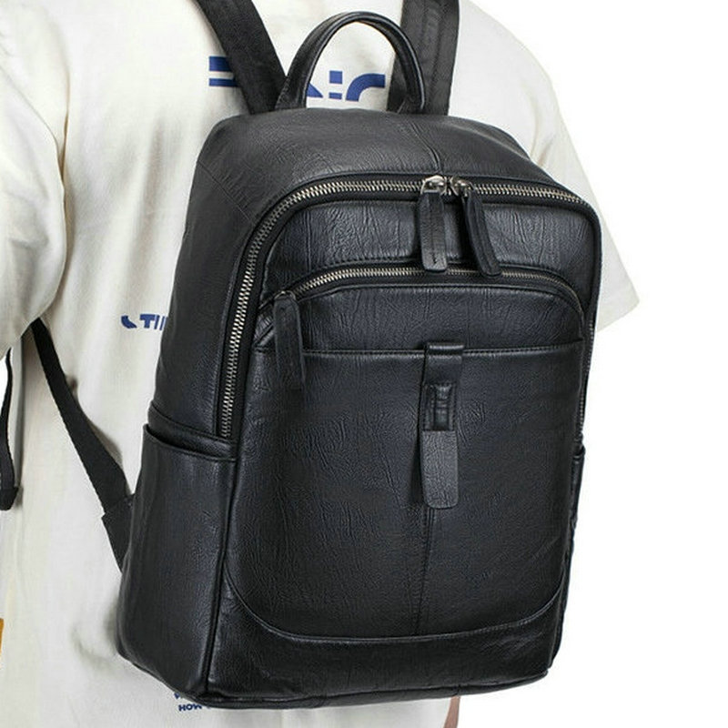 Hochwertige Leder-Doppelschult – Genuine Leather Backpack Bewertung und Preis