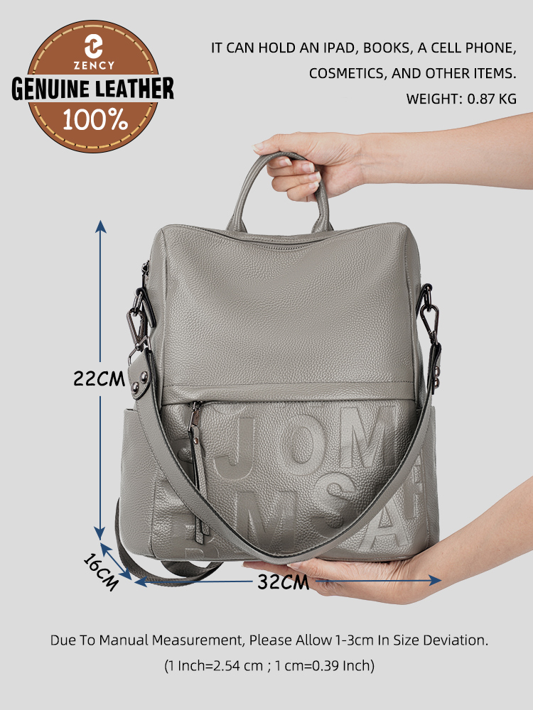 Zency Premium Echtleder-Rucksa – Genuine Leather Backpack Bewertung und Preis