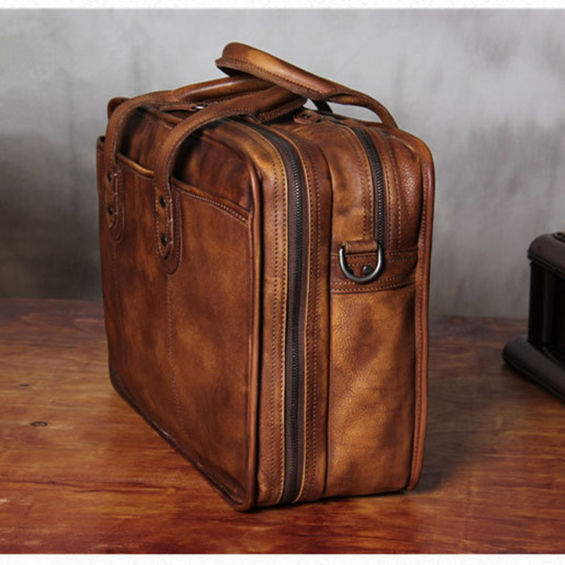 Luxuriöse Vintage Echtleder He – Luxury Bags That Fit Laptop Bewertung und Preis