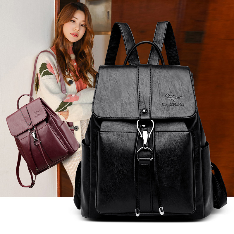 Anti Diebstahl Rucksack Frauen – Genuine Leather Backpack Bewertung und Preis
