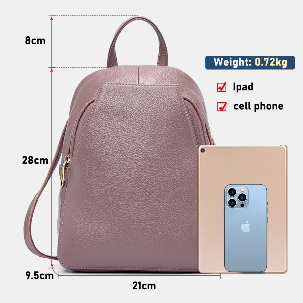 Zency Charm Damen-Rucksack, 10 – Genuine Leather Backpack Bewertung und Preis