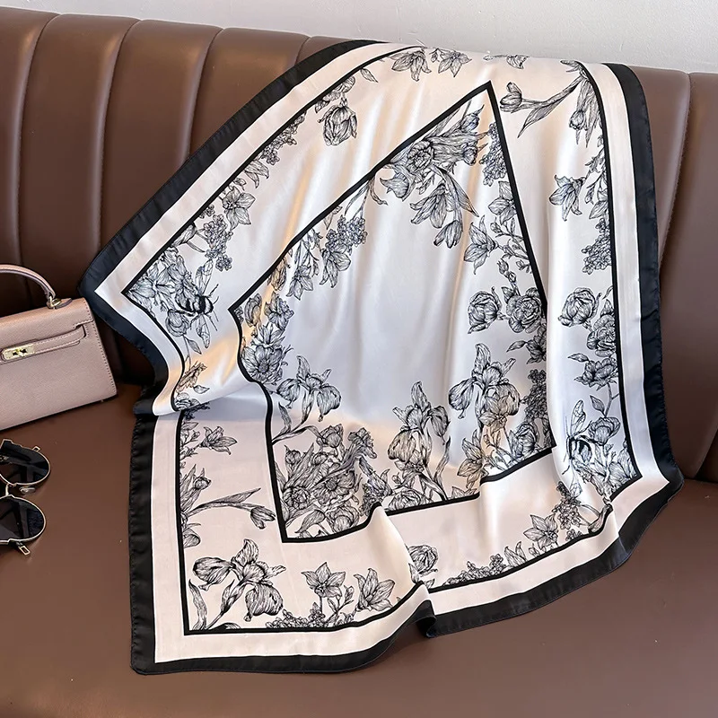 70*70cm Luxus Blumen druck Sei – Luxury Bags Trending Bewertung und Preis