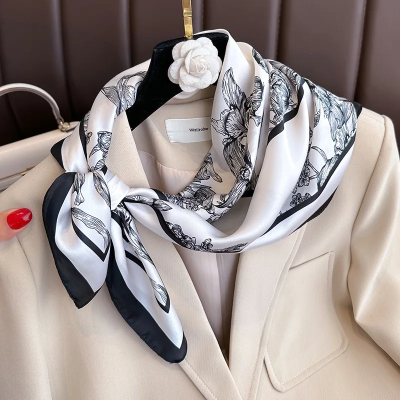 70*70cm Luxus Blumen druck Sei – Luxury Bags Trending Bewertung und Preis