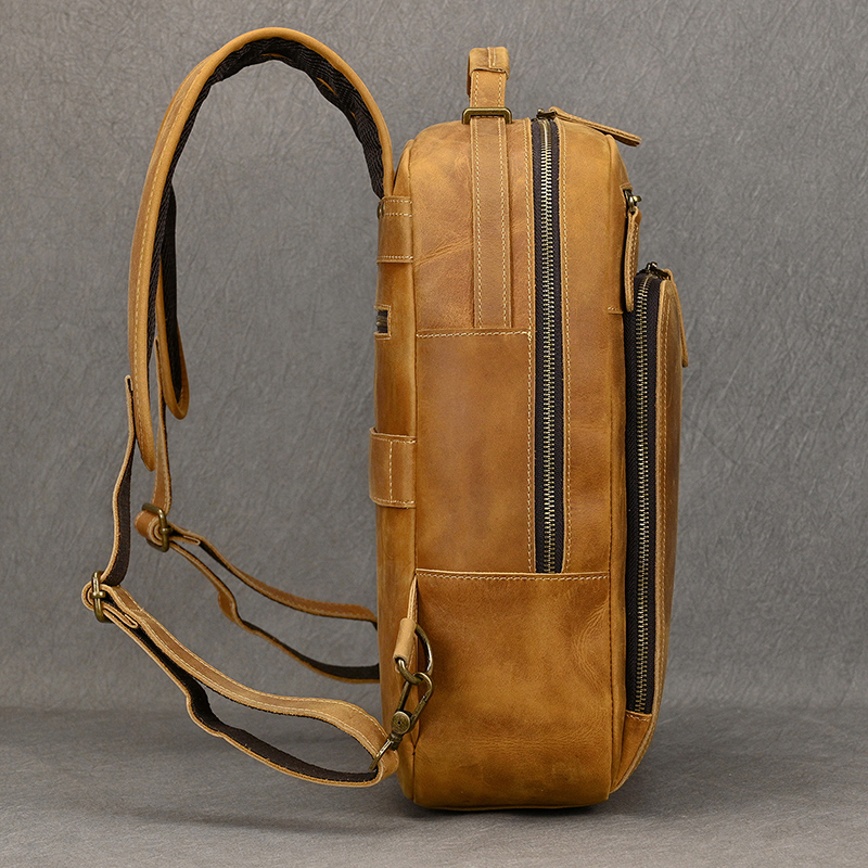 Mode Leder Rucksack Für Männer – Luxury Bags That Fit Laptop Bewertung und Preis