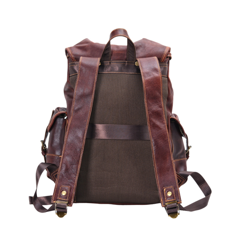 Retro Herren-Umhängetasche aus – Genuine Leather Backpack Bewertung und Preis