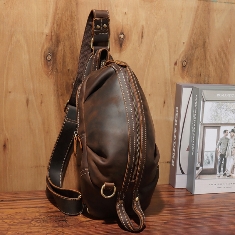 Mode-Design Luxus männer Sling – Genuine Leather Backpack Bewertung und Preis