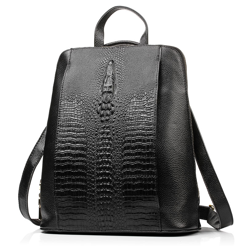 Zency Damen-Rucksack aus Kroko – Genuine Leather Backpack Bewertung und Preis