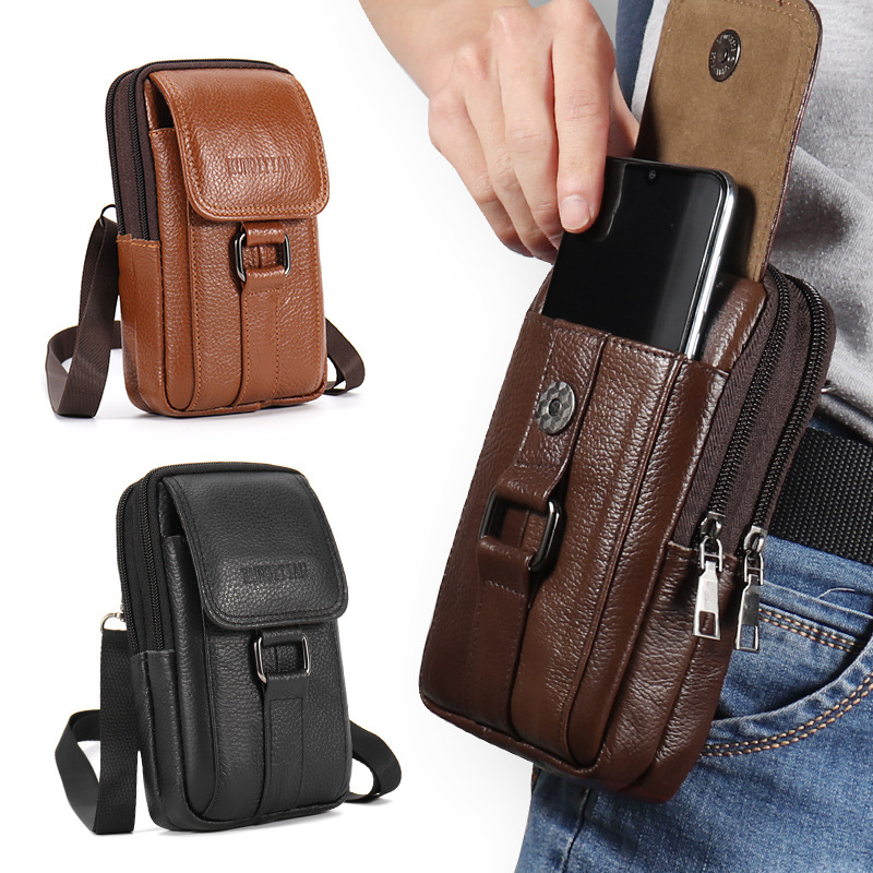 Echtes Leder Herren-Handytasch – Genuine Leather Backpack Bewertung und Preis